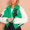 Women's Leather Varsity Jacket