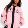Leather Bomber Jacket Women