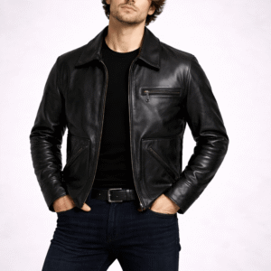 Buy Black Biker Leather Jacket