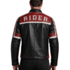 Buy Red Black Biker Jacket