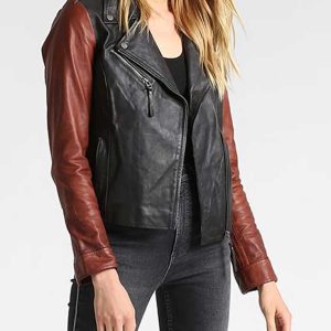 Buy Vodka Black Leather Jacket