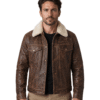 Online Brown Leather Jacket