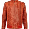 Online Pastor Orange Python Jacket