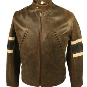 Online X-Man Brown Leather Jacket