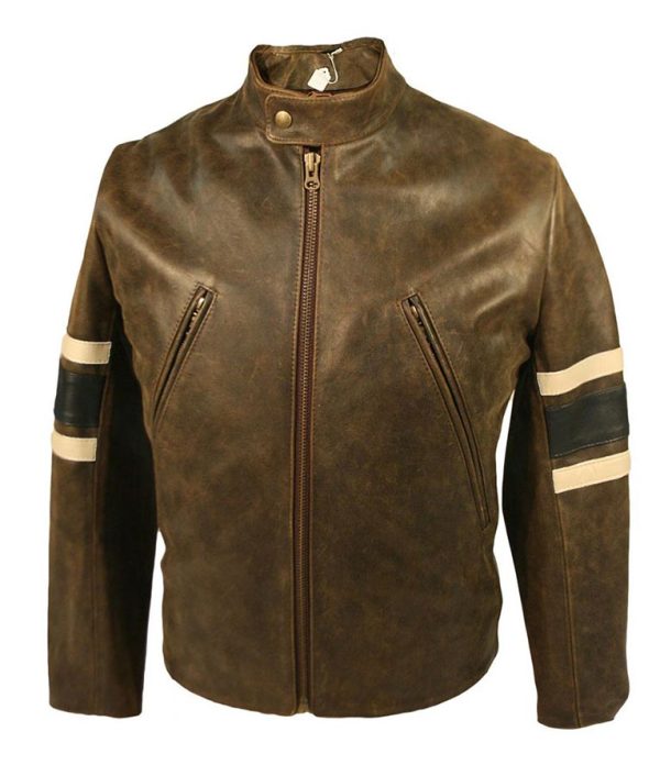 Online X-Man Brown Leather Jacket