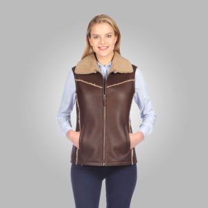 Shop Bowden Brown Leather Vest