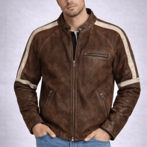 Shop Brown Biker Leather Jacket