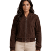 Shop Brown Suede Jacket Women
