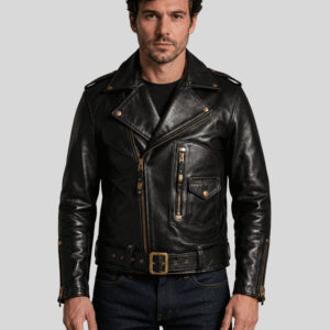 top Biker Jacket Black