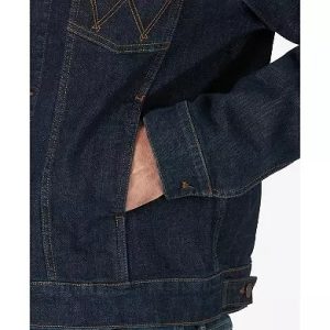 Men’s Trucker Denim Jacket In Royal Blue