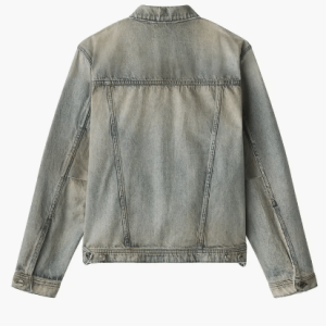 Men’s Distressed Blue Denim Jacket