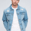 Distressed Denim Jacket