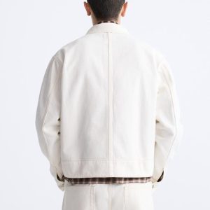 Men’s Off White Denim Vintage Jacket