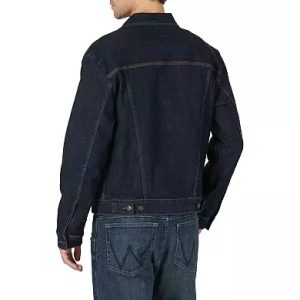 Men’s Trucker Denim Jacket In Royal Blue