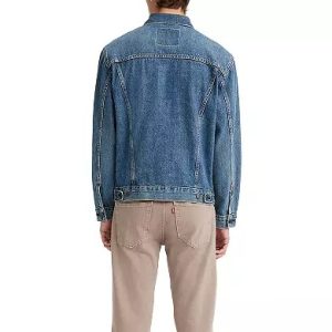 Men’s Vintage Denim Jacket In Blue