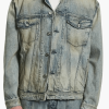 Men’s Distressed Blue Denim Jacket