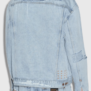 Men’s Trucker Vintage Denim Jacket In Blue