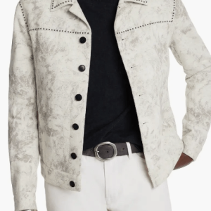 Men's White Denim Jacket