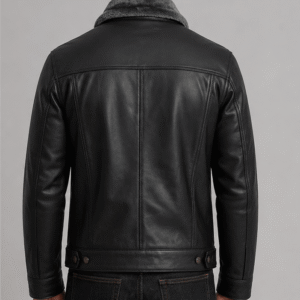 Best Black Leather Biker Jacket Men