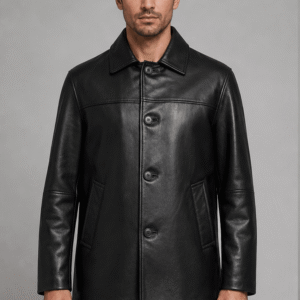 Buy Black Leather Coat