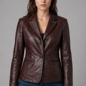 Buy Dark Burgundy Blazer Jacket