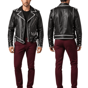 Buy Leather Black Biker Jacket