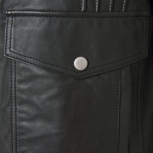 Buy Obscure Black Biker Leather Jacket