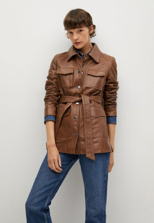 Purchase Collett Brown Leather Blazer