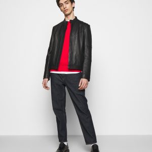 Black Leather Biker Jacket