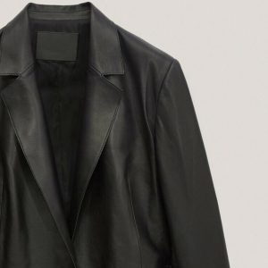 Purchase Marlene Black Leather Blazer