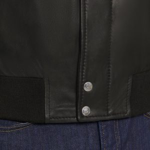 Purchase Sveno Black A2 Leather Bomber Jacket