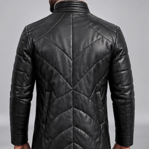 Quality Black Leather Coat