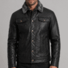 Shop Black Leather Biker Jacket Men