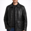 Shop Leather Bomber Jacket