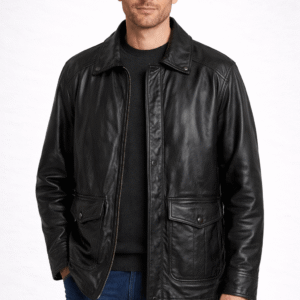 Shop Leather Bomber Jacket