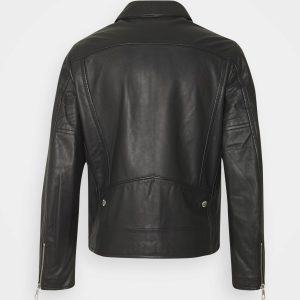 Shop Obscure Black Biker Leather Jacket