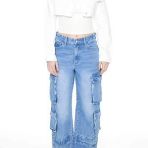 Women’s Cropped Vintage Denim Jacket In White