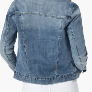 Women’s Slim Fit Denim Vintage Jacket In Blue