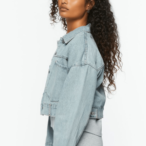 Women’s Cropped Denim Vintage Jacket