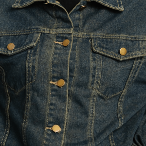 Women’s Denim Trucker Jacket In Dark Gray