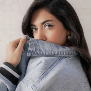 Women’s Vintage Denim Jacket In Sky Blue