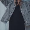 Women’s Vintage Oversized Denim Jacket In Gray