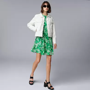 Women’s Trucker Vintage Denim Jacket In White