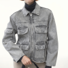Women’s Vintage Denim Jacket In Gray