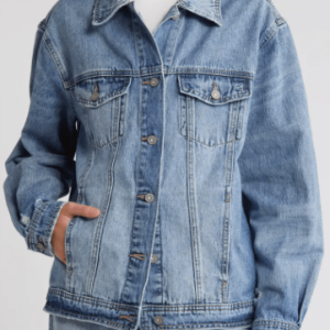 Women’s Trucker Oversized Denim Jacket