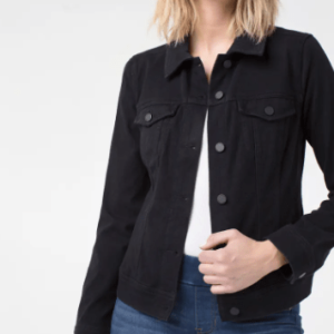 Women’s Vintage Denim Jacket In Black