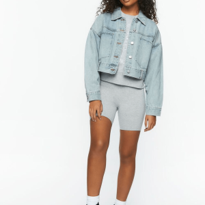 Women’s Cropped Denim Vintage Jacket