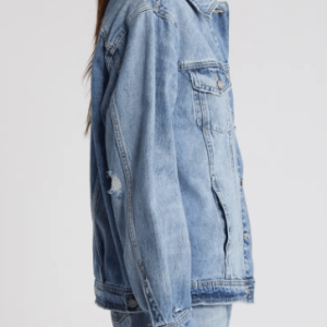 Women’s Trucker Oversized Denim Jacket